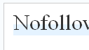 [ Thumbnail: Screenshot of the Nofollow Blacklist admin page ]