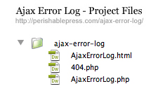 [ Ajax Error Log - File Structure ]