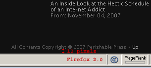 [ Screenshot: proper footer positioning in Firefox 2.0 ]