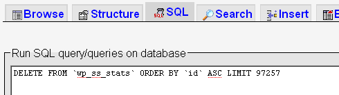 [ Screenshot: showing the SQL query discussed in this article with a value of 97257 ]