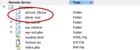 [ Screenshot: Extra/unused directories created during migration ]