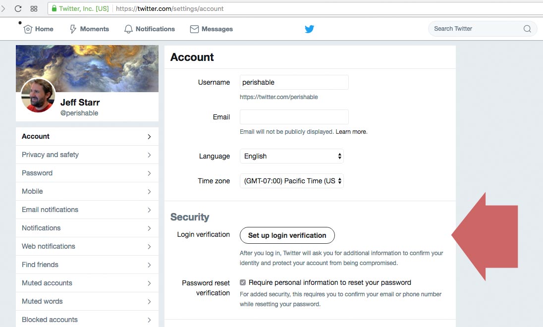 twitter login